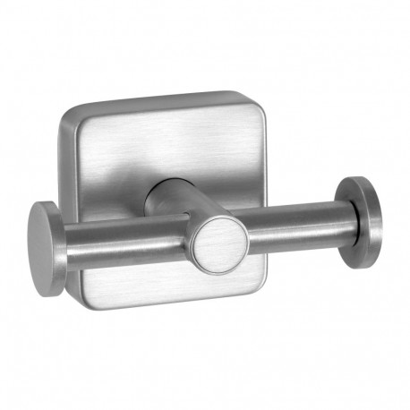 Double towel hook Kapitan QUATTRO 42 22 99, satin