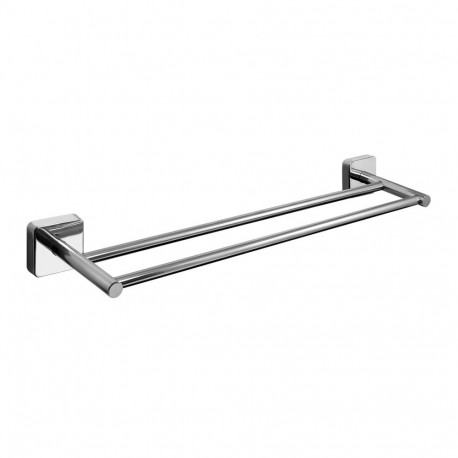 Double towel holder Kapitan QUATTRO 42 52, chrome