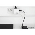 Alcasa SW01-W power extension 3 AC outlet(s) Indoor White