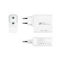 Alcasa PCA-W005W mobile device charger Universal White AC Fast charging Indoor