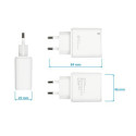 Alcasa PCA-W003W mobile device charger Other, Smartphone, Tablet, Universal White AC Fast charging