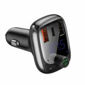 Baseus CCMT000101 FM transmitter 87.5 - 108 MHz Bluetooth Black