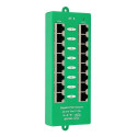 Extralink Gigabit PoE Injector 8 Port Active, 8 ports Gigabit 802.3at/af, Mode A