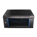 Extralink Rackmount cabinet 4U 600x450 Black wall mounted