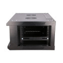 Extralink Rackmount cabinet 4U 600x450 Black wall mounted