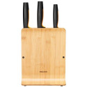 FISKARS FF KNIFE BLOCK BAMBOO 3 PCS FSC