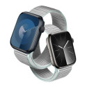 Crong Nylon - Pasek sportowy do Apple Watch 38/40/41 mm (Pastel Grey)