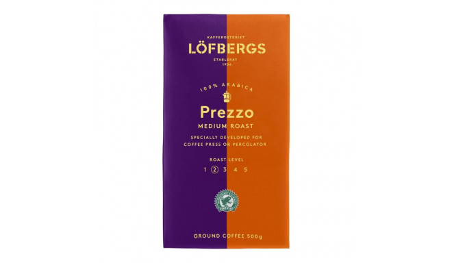 Ground coffee LÖFBERGS Lila press pot 500g