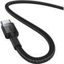 BASEUS cable Type C to Type C PD 5A 100W Cafule 2 pcs 1 m black red and black gray
