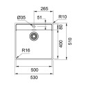 Franke Maris MRX 210-50 127.0531.852