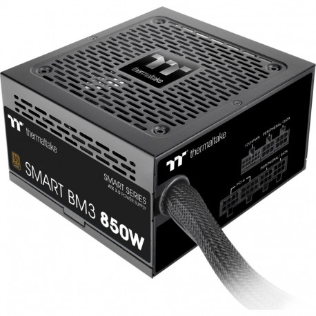 Thermaltake SMART BM3 850W, PC power supply (black, 1x 12VHPWR, 4x PCIe, cable management, 850 watts