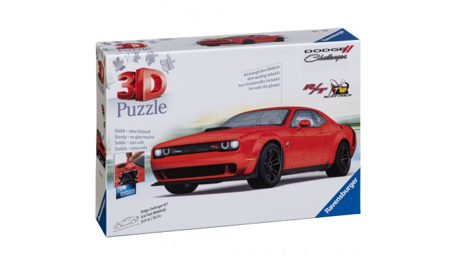 Ravensburger 3D Puzzle Dodge Challenger R/T Scat Pack Widebody (145 Pieces)