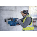 Bosch cordless hammer drill GBH 18V-28 CF Professional, with GDE 18V-16 (blue/black, 2x battery ProC