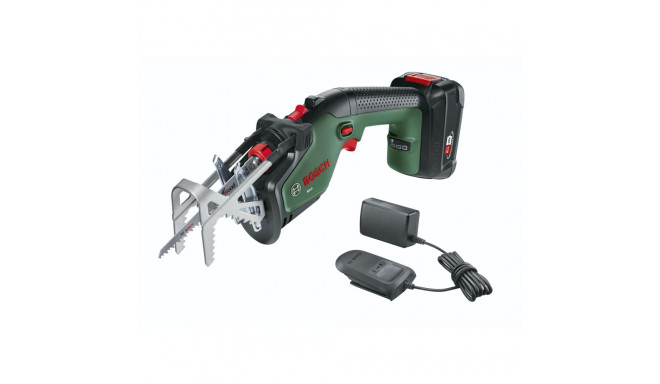 Bosch cordless pruning saw Keo, 18V (green/black, Li-ion battery 2.0Ah, POWER FOR ALL ALLIANCE)