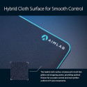 ASUS ROG Hone Ace Aim Lab Edition, gaming mouse pad (black/mint)