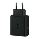 Samsung Power Adapter Duo EP-T5020XBEGEU network charger 2x USB-C 50W - black