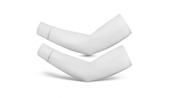 Rockbros XT9002W cycling sleeves - white (2 pcs.)