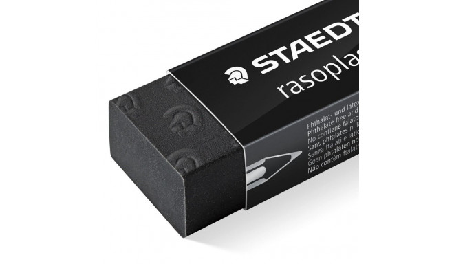 Eraser rasoplast 65x23x13mm black