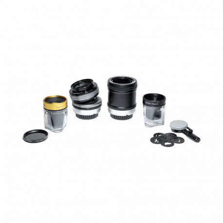 Lensbaby Twist 60 + Double Glass II Optic Swap Kit for Canon RF Mount