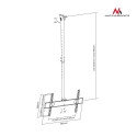 Maclean MC-631 Wall Bracket, Universal Ceiling Bracket Maclean MC-541, LCD LED Plasma 32 "- 55" up t