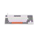 Mechanical keyboard Tracer FINA 84 White/Grey (Outemu Red Switch) TRAKLA47310