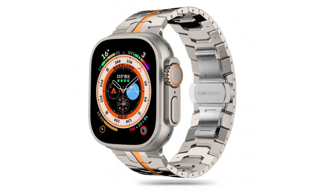 TECH-PROTECT STAINLESS LINE APPLE WATCH 8 / 9 / 10 / 11 / SE / ULTRA (44 / 45 / 46 / 49 MM) TITANIUM