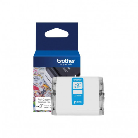 Brother CZ1005 takjapael, 50 mm x 5 m, valge