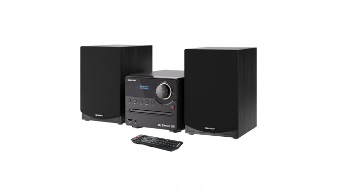 Sharp XL-B517D(BK) Hi-Fi Micro System, CD/FM/USB/Bluetooth v5.0, Aux-in, 45W, Black | Sharp | Hi-Fi 