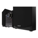 Sharp XL-B517D(BK) Hi-Fi Micro System, CD/FM/USB/Bluetooth v5.0, Aux-in, 45W, Black | Sharp | Hi-Fi 