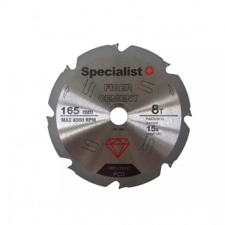 SPECIALIST+ ketasfiiber betoonile, 8T 165 x 20 mm