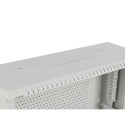 RACK CABINET 19" WALL-MOUNT 4U+3U/540X200 LOW-PROFILE GREY LANBERG (ASSEMBLED)