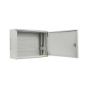 RACK CABINET 19" WALL-MOUNT 4U+3U/540X200 LOW-PROFILE GREY LANBERG (ASSEMBLED)