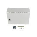 RACK CABINET 19" WALL-MOUNT 4U+3U/540X200 LOW-PROFILE GREY LANBERG (ASSEMBLED)