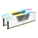 CORSAIR VENGEANCE RGB 32GB 2x16GB DDR5 6000MT/s DIMM Unbuffered 30-36-36-76 Std PMIC XMP 3.0 White H