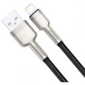 BASEUS cable USB A to Lightning 2,4A Cafule Metal 1 m black