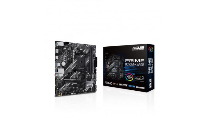 Mainboard|ASUS|AMD B550|SAM4|Micro-ATX|Memory DDR4|Memory slots 2|1xPCI-Express 3.0 1x|1xPCI-Express