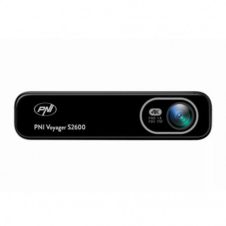Camera auto DVR PNI Voyager S2600 WiFi 4K Ultra HD, fara display, functie Monitorizare parcare, G-se