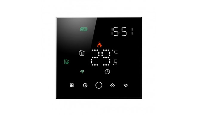 TUYA Programmable thermostat WiFi, black