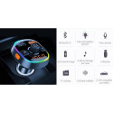 FM modulator for car BC52LQ (RGB LED, QC 3.0, micro SD, hands-free)