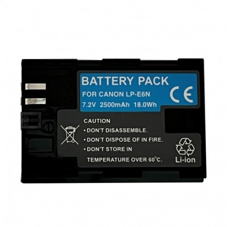 CANON LP-E6N Replacement Battery, 2400mAh
