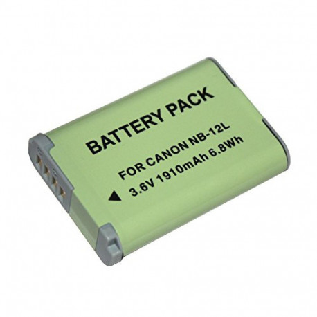 Replacement Battery Canon NB-12L, 1910mAh