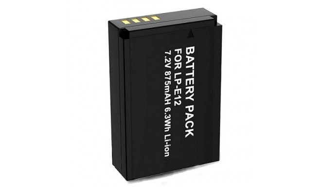 Replacement Battery Canon LP-E12, 875mAh