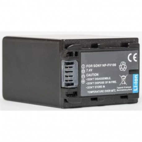Replacement Battery Sony NP-FV100, 3900 mAh