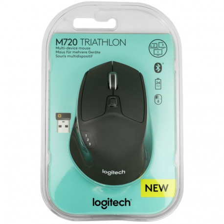Myszka Logitech M720 Triathlon bezprzewodowa czarna