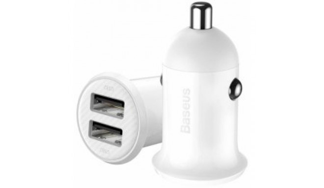 Baseus Grain Pro Auto Lādētājs  USB-A  4.8A