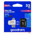 Goodram RAM MicroSD class 10 UHS I 32GB card + Card reader