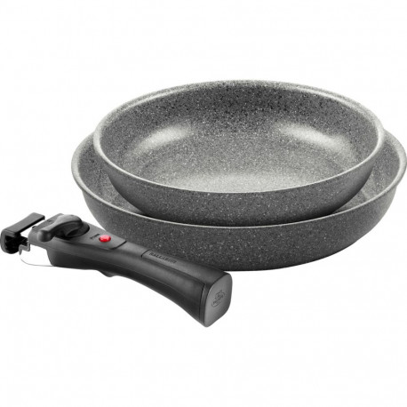 BALLARINI pannide komplekt TORRE, 2 tk (24+28cm) + kastrul 16cm 1H