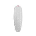 Double-sided ironing board cover with Rayen puller