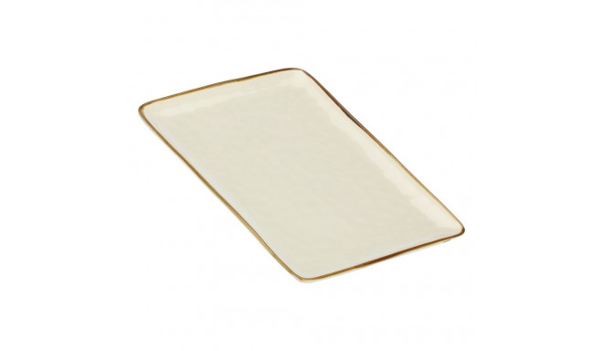 ROSE&TULIPANI CONCERTO AVORIO Rectangular tray 36 x 26.5 cm