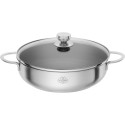 Ballarini Ancona Deep Non-Stick Frying Pan with 2 Handles and Lid - 28 cm